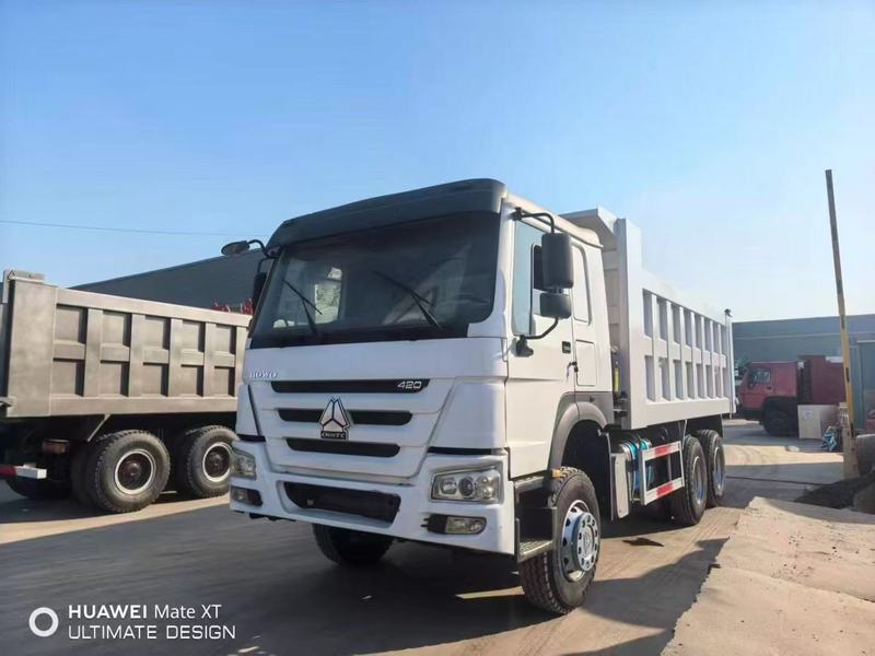 Low Price of Used HOWO Dump Truck White in Good Condition - HOWO used truck for sale