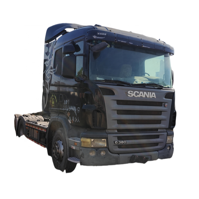 Second Hand Black Tractor Truck for SCANIA G380 High Quality 6×2 Manual Tow Tractor - SCANIA used truck for sale