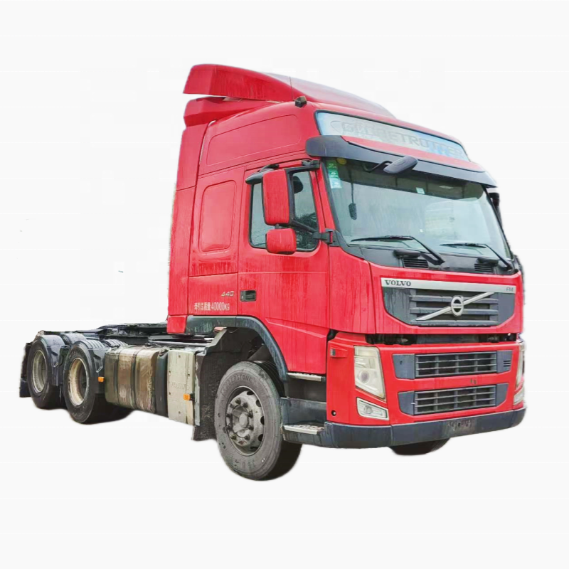 Second Hand Red Tractor Truck FM440 6×2 Tractor Head Truck at Low Price - VOLVO used truck for sale