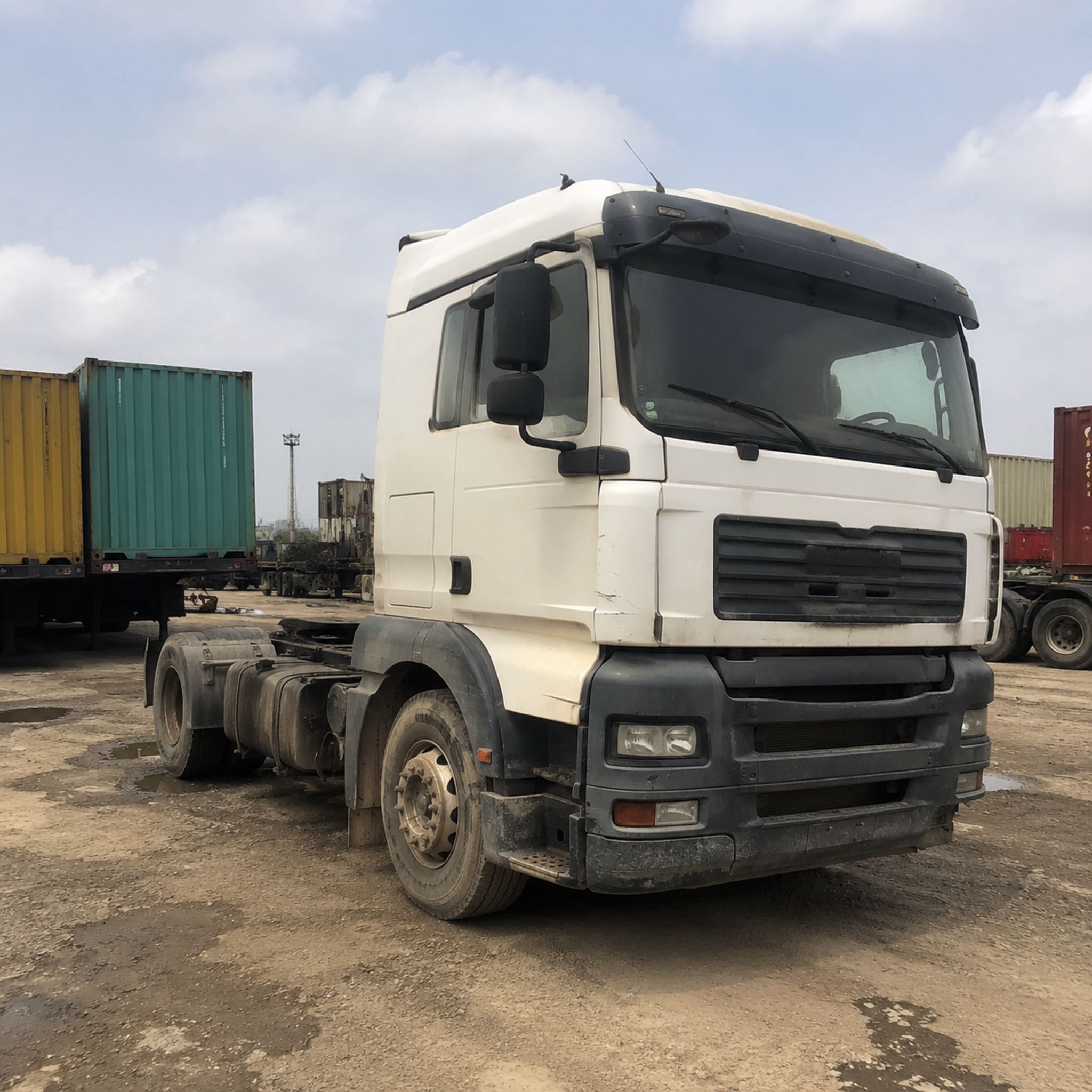 total cost calculation for importing a used semi-truck to Africa