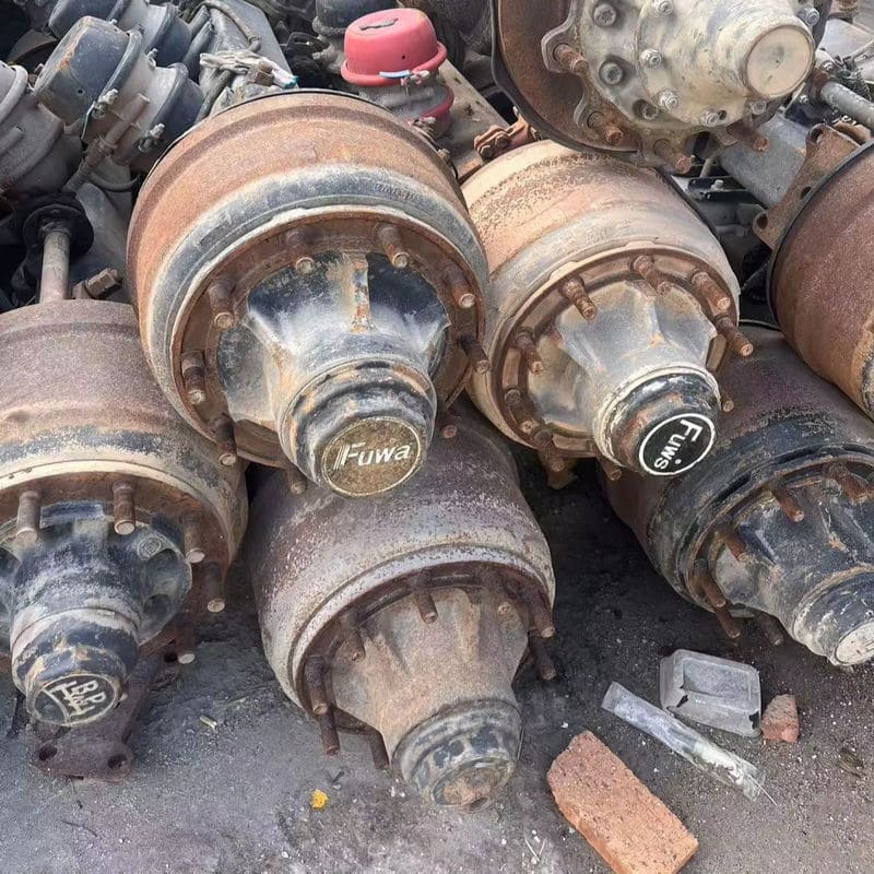 Good Condition Second Hand 13/16T Axle for Fuwa & BPW Used Trailer Axle for Sale