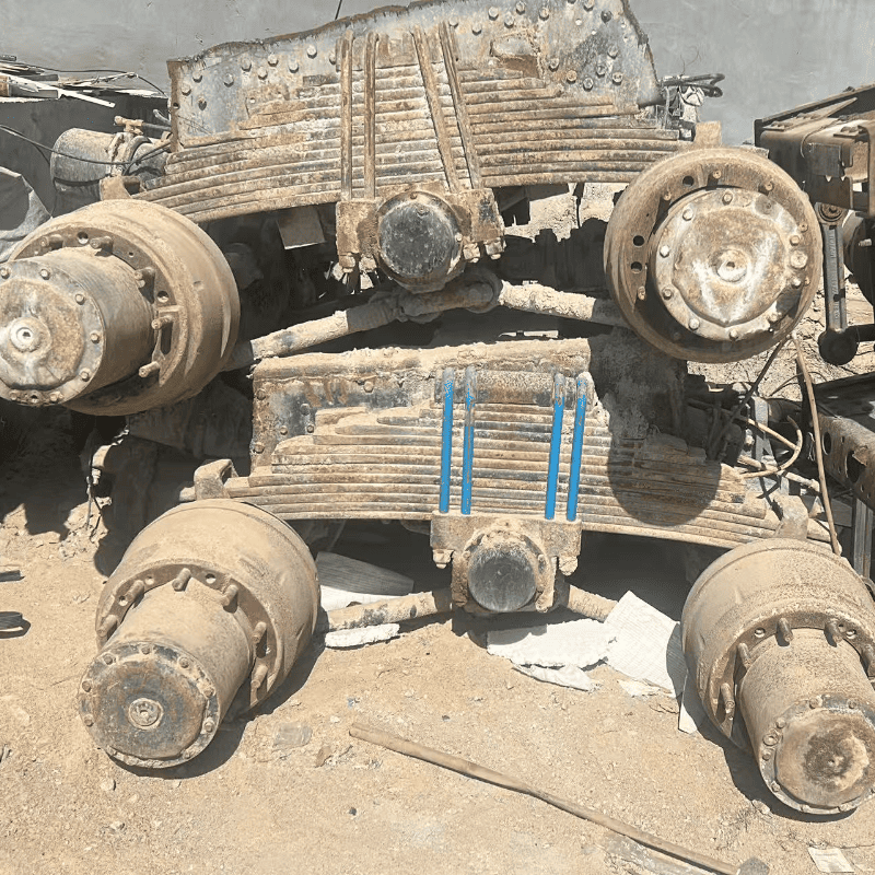 FUTON AUMAN Double Drive Rear Axle Assembly Strong Axle Housing Durable Differential Final Drive for 6×4 Dump Tractor Units
