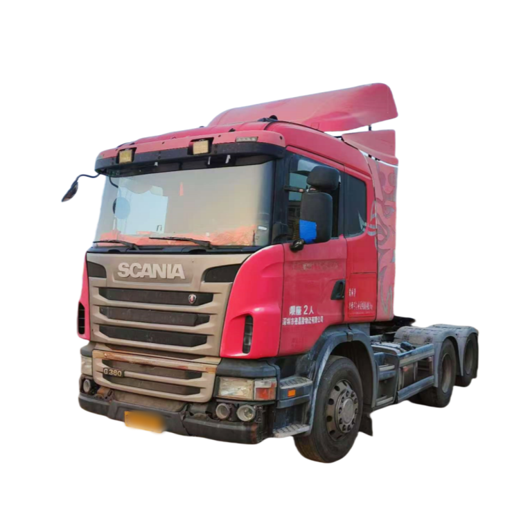 Used Tractor Truck for SCANIA G380 6×2 Red High Quality Manual Tow Tractor for Sale - SCANIA used truck for sale