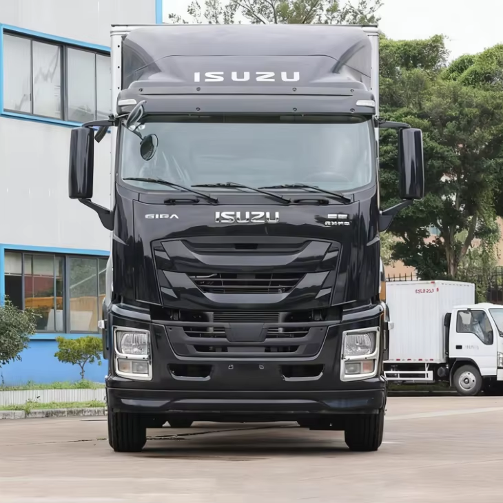 Good Condition Second-hand for Qingling for Isuzu Giga Euro6 240hp Left Steering Truck 4×2 Drive Wheel Van Heavy Diesel Truck - ISUZU used truck for sale