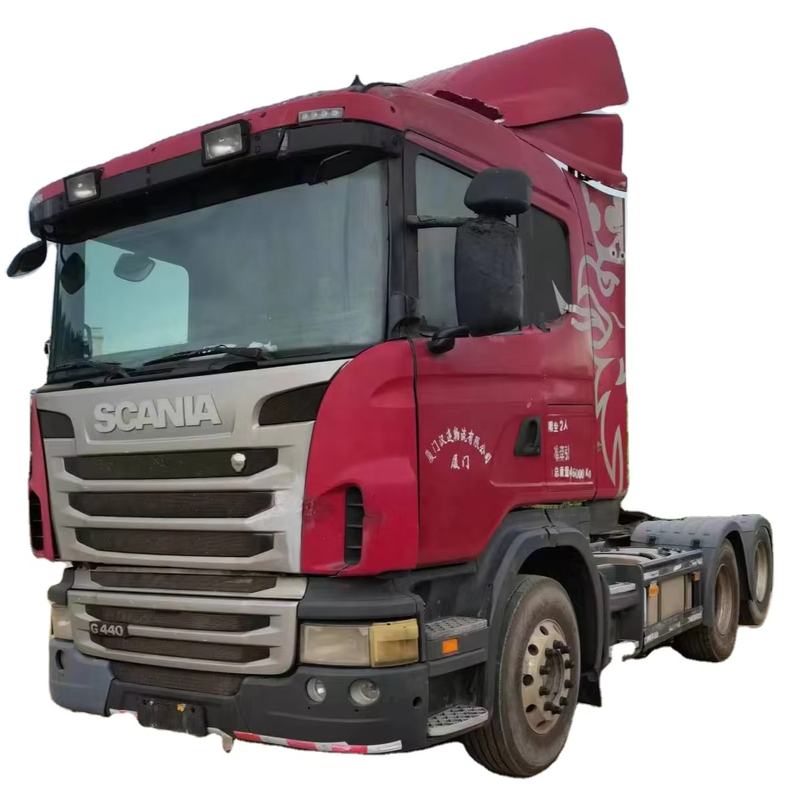 Used SCANIA G440 6×2 Diesel Tractor Truck Second Hand Trailer Head for Road Transport - SCANIA used truck for sale