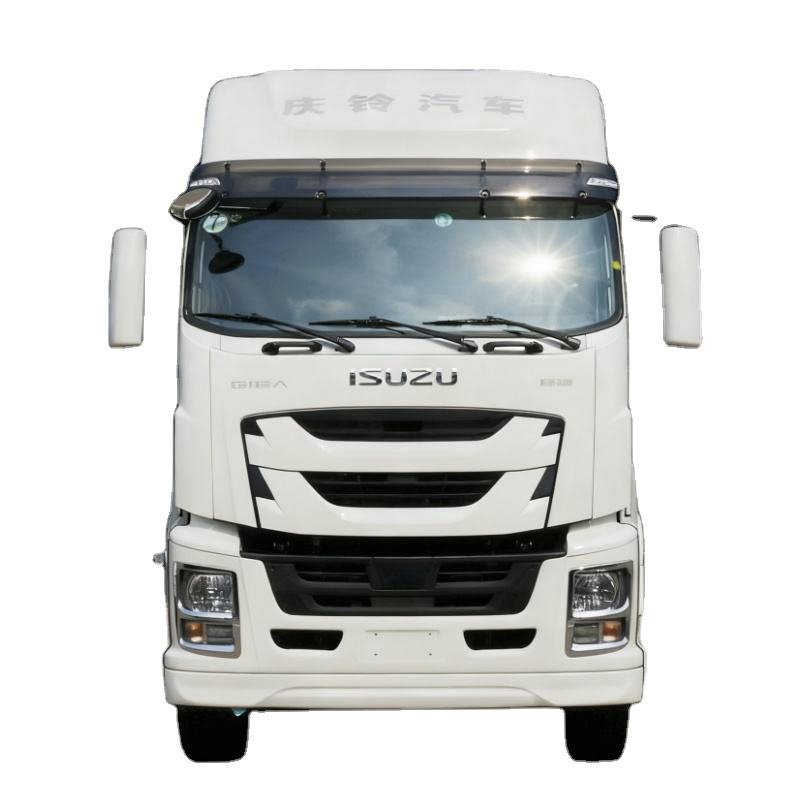 Front face view of good condition used Isuzu Giga 460HP 6*4 heavy tractor truck, Euro 5 left steering, second-hand