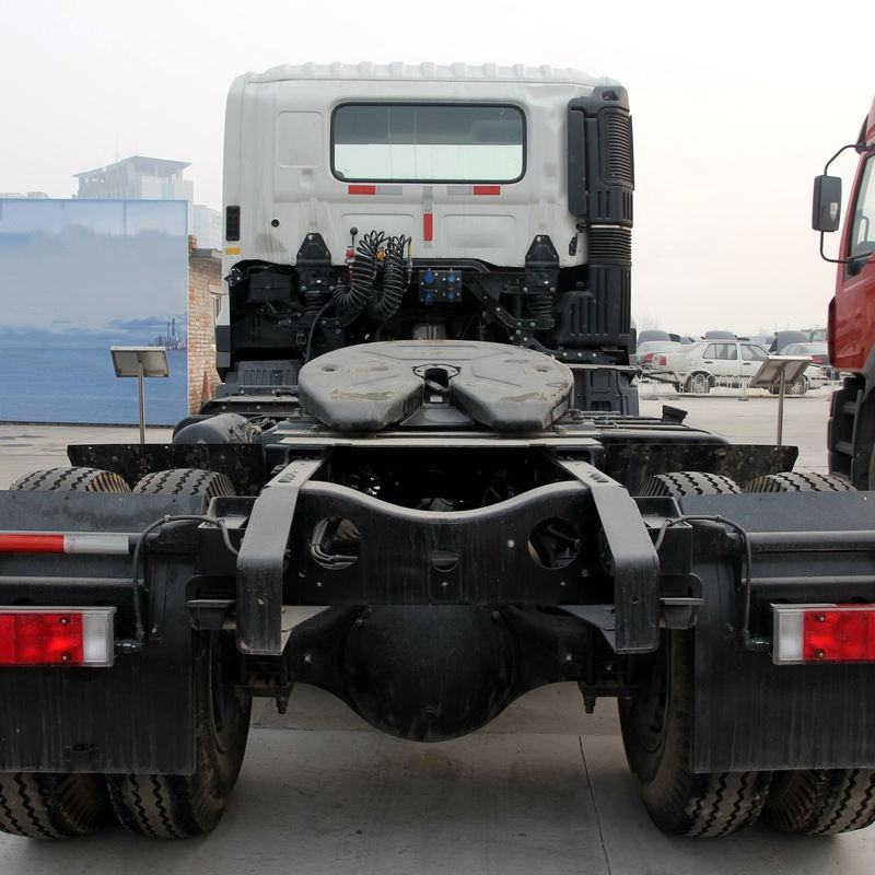 Rear view of best price used Hino 700 Series 380HP 4x2 tractor truck, 2018 manual transmission second hand heavy cargo tow truck