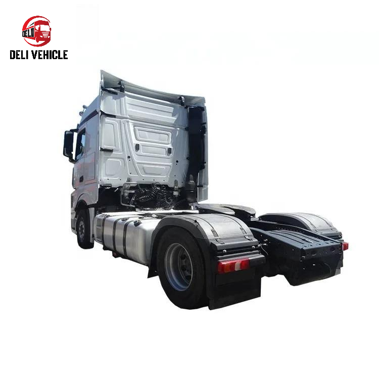 Left rear side view of USED Euro truck for Mercedes 1851 4X2 used truck, 510HP second hand heavy duty tractor head