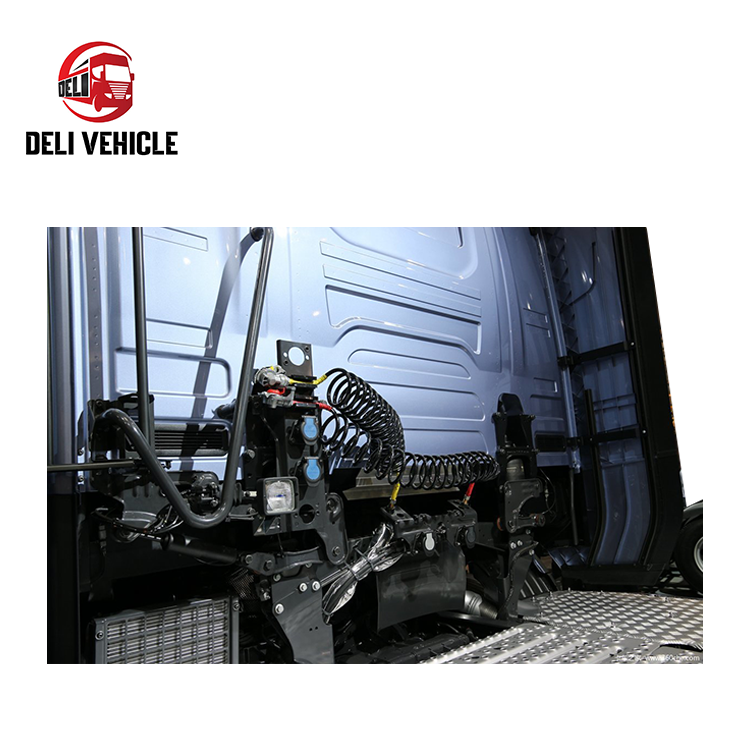 High quality used 6x2 truck for SCANIA S540 used truck second hand trailer truck, 540HP heavy duty tractor under chassis inspection in professional workshop, maintenance scene