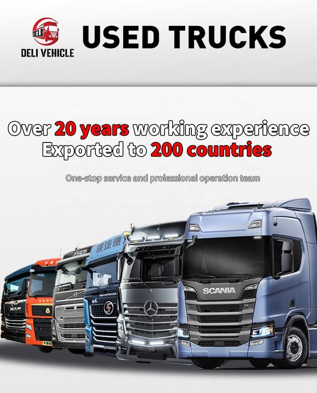 Lowest price used tractor truck for VOLVO FM440 6x2 2012 red manual transmission, multi-model used trucks stock collection with "USED TRUCKS" label, various models in stock