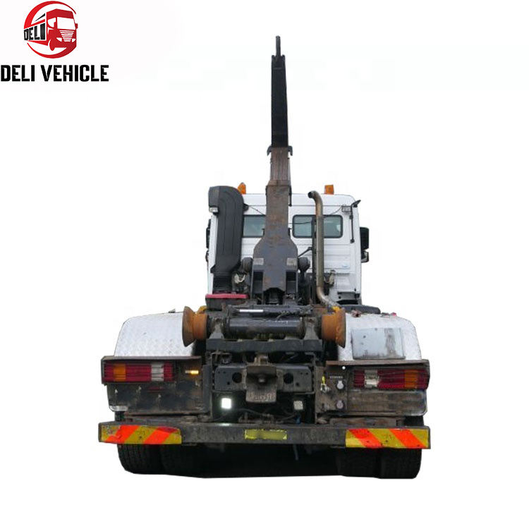 Rear view of good condition Mercedes 2644 6x4 used tractor truck, second hand heavy duty used trailer truck with rear mounted working equipment