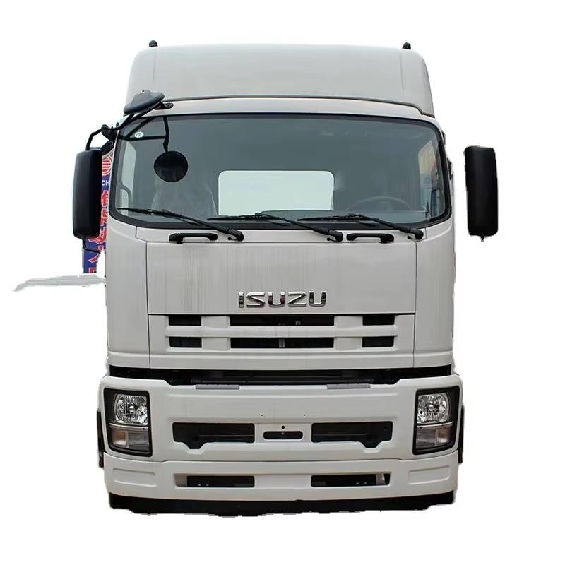 Front face view of used Isuzu VC46 heavy truck tractor head, 4x2 350hp Euro 4 left steering, for sale